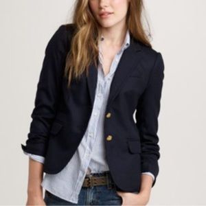 J. Crew Navy Schoolboy Blazer
